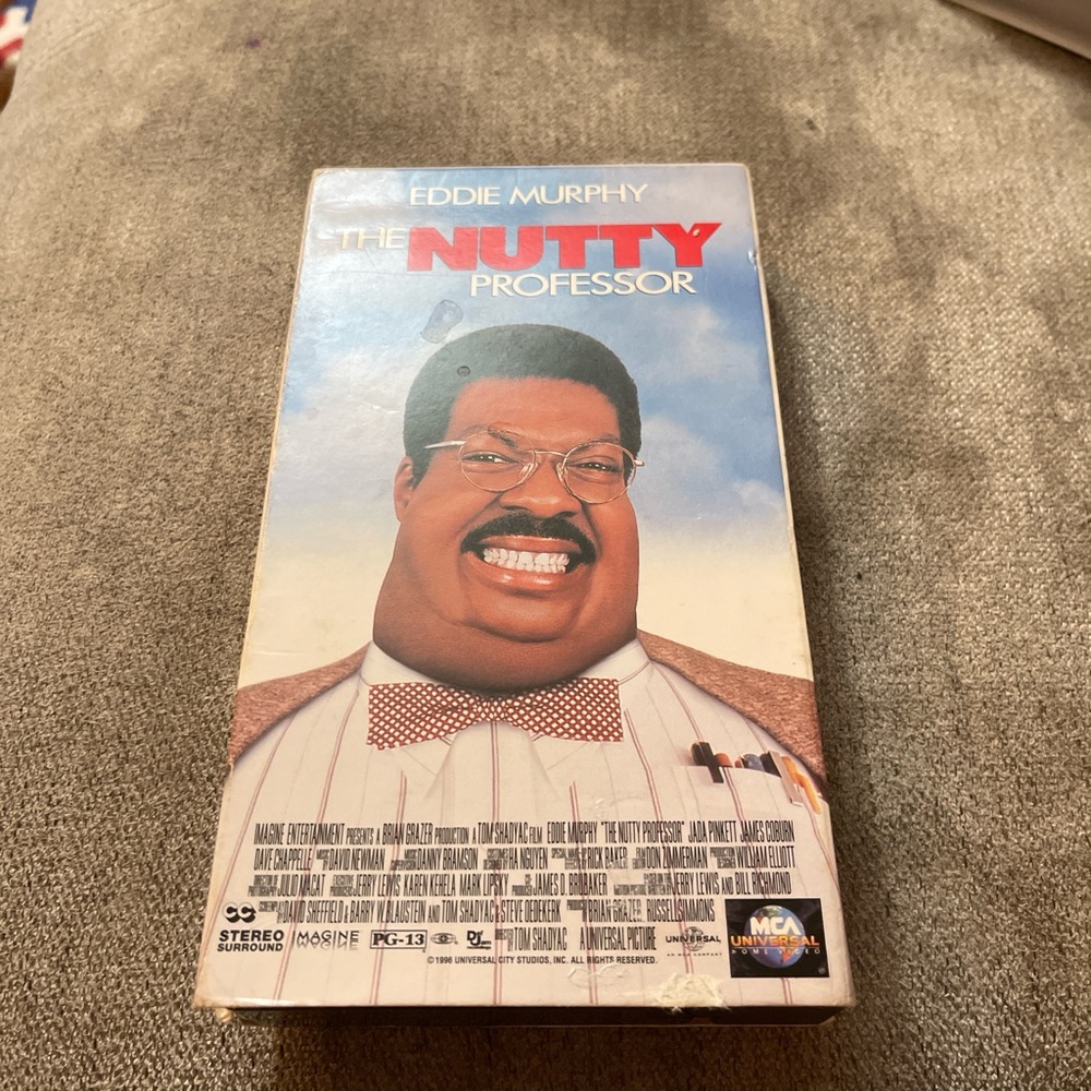 The Nutty Professor VHS Tape